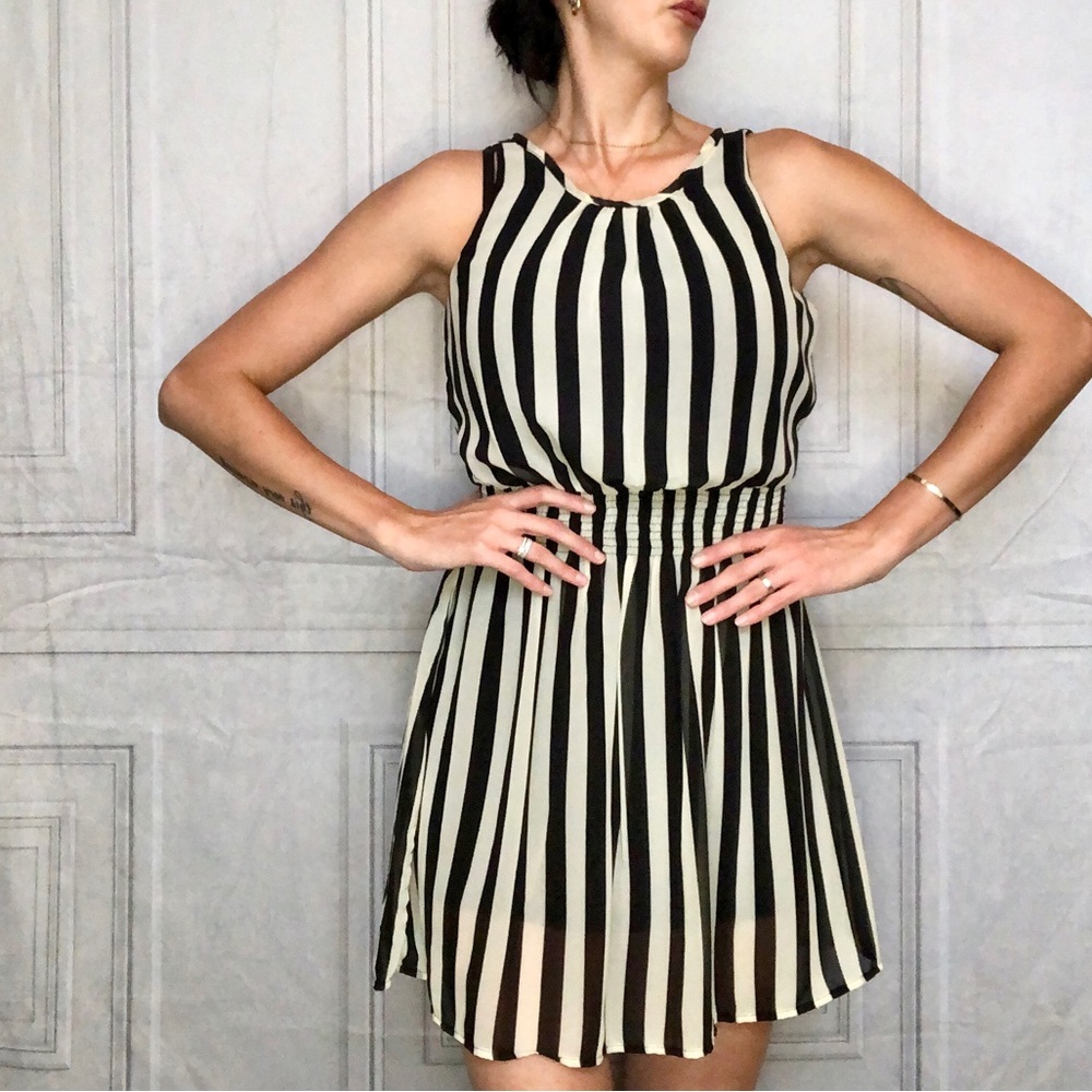 Striped Mini Dress